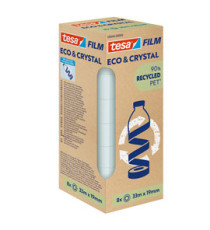 Nastro adesivo Eco & Crystal - 19 mm x 33 m - Tesa - torre 8 pezzi Nastro adesivo Eco & Crystal - 19 mm x 33 m - Tesa - torre 8 pezzi