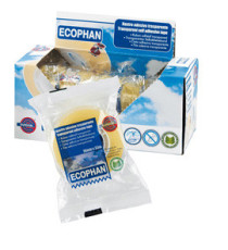 Nastro adesivo Ecophan - confezionato singolarmente - 19 mm x 33 m - acrilico - trasparente - Eurocel
