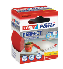 Nastro adesivo telato XP Perfect - 3,8 cm x 2,7 m - rosso - Tesa