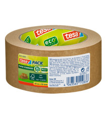 Nastro adesivo Tesapack Eco - paper standard ecoLogo - 50 m x 5 cm - avana - Tesa