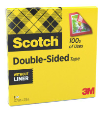 Nastro biadesivo 665 - permanente - senza liner - 32,9 m x 1,27 cm - trasparente - Scotch Nastro biadesivo 665 - permanente - senza liner - 32,9 m x 1,27 cm - trasparente - Scotch