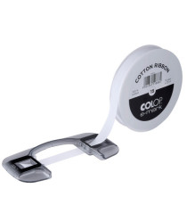Nastro in cotone E-mark - 15 mm x 25 m - bianco - Colop Nastro in cotone E-mark - 15 mm x 25 m - bianco - Colop