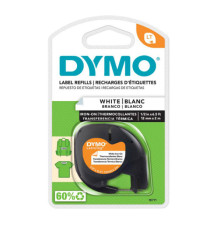 Nastro Letratag - 12 mm x 2 mt - bianco - termoadesivo - Dymo Nastro Letratag - 12 mm x 2 mt - bianco - termoadesivo - Dymo