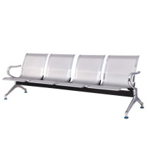Panca attesa - 4 posti - in acciaio - grigio - Serena Group