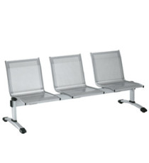 Panca attesa Plexus PS3P - 3 posti - senza braccioli - grigio - Unisit Panca attesa Plexus PS3P - 3 posti - senza braccioli - grigio - Unisit