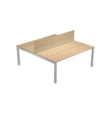 Pannello divisorio Agorà - per scrivania multiple - 180 x 32 cm - rovere