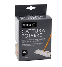 Panno catturapolvere - antistatico - 22x28 cm - bianco - Perfetto - conf. 20 pezzi