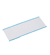 Panno Mop Swispo - bianco con bordo blu - 44 x 14 cm - Vileda - conf. 50 pezzi Panno Mop Swispo - bianco con bordo blu - 44 x 14 cm - Vileda - conf. 50 pezzi