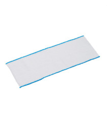 Panno Mop Swispo - bianco con bordo blu - 44 x 14 cm - Vileda - conf. 50 pezzi Panno Mop Swispo - bianco con bordo blu - 44 x 14 cm - Vileda - conf. 50 pezzi