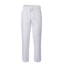 Pantalone cuoco Plutone - unisex - taglia L - bianco - Giblor's