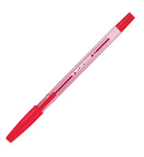 Penna a sfera con cappuccio  - punta fine 0,7mm  - rosso - Starline -  conf. 50 pezzi