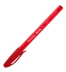 Penna a sfera con cappuccio Inkjoy 100  - punta 1,0mm - rosso - Papermate Penna a sfera con cappuccio Inkjoy 100  - punta 1,0mm - rosso - Papermate