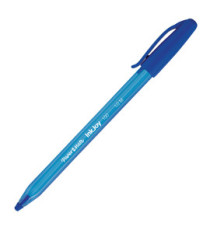 Penna a sfera con cappuccio Inkjoy 100 - punta 1,0mm - blu  - Papermate Penna a sfera con cappuccio Inkjoy 100 - punta 1,0mm - blu  - Papermate