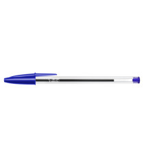 Penna a sfera Cristal - punta media 1,0mm - blu  - Bic - conf. 90+10 pezzi Penna a sfera Cristal - punta media 1,0mm - blu  - Bic - conf. 90+10 pezzi