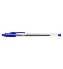 Penna a sfera Cristal - punta media 1,0mm - blu  - Bic - conf. 90+10 pezzi Penna a sfera Cristal - punta media 1,0mm - blu  - Bic - conf. 90+10 pezzi