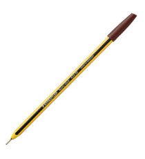 Penna a sfera Noris Stick - punta 1,0mm - marrone - Staedtler - conf. 10 pezzi Penna a sfera Noris Stick - punta 1,0mm - marrone - Staedtler - conf. 10 pezzi