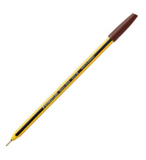 Penna a sfera Noris Stick - punta 1,0mm - marrone - Staedtler - conf. 10 pezzi Penna a sfera Noris Stick - punta 1,0mm - marrone - Staedtler - conf. 10 pezzi