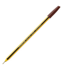 Penna a sfera Noris Stick - punta 1,0mm - marrone - Staedtler - conf. 10 pezzi Penna a sfera Noris Stick - punta 1,0mm - marrone - Staedtler - conf. 10 pezzi