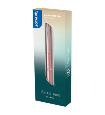 Penna a sfera scatto Acro 1000 - punta 1.0 mm - fusto rosa - Pilot Penna a sfera scatto Acro 1000 - punta 1.0 mm - fusto rosa - Pilot