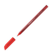 Penna a sfera Vizz - con cappuccio - punta media - rosso - Schneider