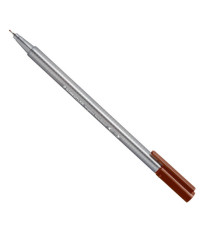 Penna Fineliner triplus - tratto 0,30mm - marrone Van Dyke - Staedtler Penna Fineliner triplus - tratto 0,30mm - marrone Van Dyke - Staedtler