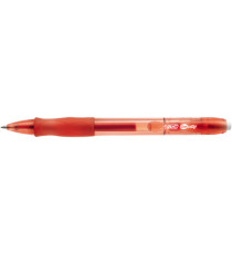 Penna gel a sfera a scatto Gelocity  - punta 0,7mm - rosso - Bic - conf. 12 pezzi Penna gel a sfera a scatto Gelocity  - punta 0,7mm - rosso - Bic - conf. 12 pezzi