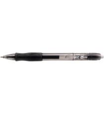 Penna gel a sfera a scatto Gelocity - punta 0,7mm - nero  - Bic - conf.12 pezzi