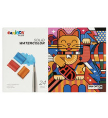 Pastiglia acquerello - ø 18 mm x 10 mm - colori assortiti - Carioca Plus - conf. 24 pezzi Pastiglia acquerello - ø 18 mm x 10 mm - colori assortiti - Carioca Plus - conf. 24 pezzi