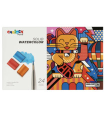 Pastiglia acquerello - ø 18 mm x 10 mm - colori assortiti - Carioca Plus - conf. 24 pezzi Pastiglia acquerello - ø 18 mm x 10 mm - colori assortiti - Carioca Plus - conf. 24 pezzi
