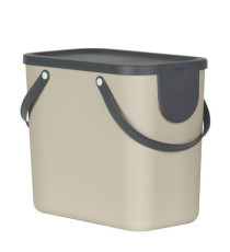 Pattumiera Albula - 25 L - cappuccino - Rotho Pattumiera Albula - 25 L - cappuccino - Rotho