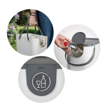 Pattumiera Albula - 25 L - grigio antracite - Rotho Pattumiera Albula - 25 L - grigio antracite - Rotho