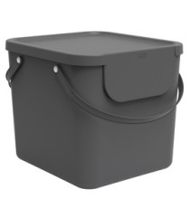 Pattumiera Albula - 40 L - grigio antracite - Rotho Pattumiera Albula - 40 L - grigio antracite - Rotho
