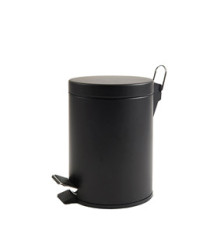 Pattumiera Premium - con pedale e vaschetta - 3 L - nero satinato - Perfetto Pattumiera Premium - con pedale e vaschetta - 3 L - nero satinato - Perfetto