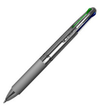 Penna a sfera 4 Multi Chrome - punta 1,00 mm - 4 colori - old silver - Osama Penna a sfera 4 Multi Chrome - punta 1,00 mm - 4 colori - old silver - Osama