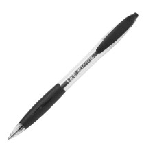 Penna a sfera a scatto Atlantis Classic  - punta 1,0mm - nero - Bic - conf. 12 pezzi