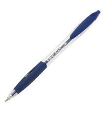 Penna a sfera a scatto Atlantis Classic - punta 1,0mm - blu  - Bic - conf. 12 pezzi