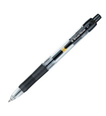 Penna a sfera a scatto con inchiostro gel - punta fine 0,7mm - nero - Starline