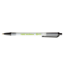 Penna a sfera a scatto ECOlutions - punta 1,0mm  - nero - punta 1,0mm - Bic - conf. 50 pezzi Penna a sfera a scatto ECOlutions - punta 1,0mm  - nero - punta 1,0mm - Bic - conf. 50 pezzi