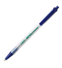 Penna a sfera a scatto ECOlutions - punta 1,0mm - blu - Bic - conf. 50 pezzi