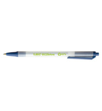 Penna a sfera a scatto ECOlutions - punta 1,0mm - blu - Bic - conf. 50 pezzi