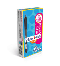 Penna a sfera a scatto Inkjoy Gel - punta 0,7mm - nero - Papermate