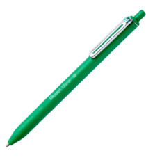 Penna a sfera a scatto iZee - punta 0,7 mm - verde - Pentel