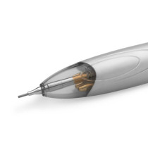 Penna a sfera a scatto multifunzione 4 Colors -  con portamine ricaricabile con mine HB da 0,7mm - nero, blu, rosso - fu