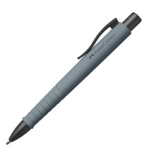 Penna a sfera a scatto Poly Ball - Punta 0,7 mm - fusto grigio pietra - Faber-Castell Penna a sfera a scatto Poly Ball - Punta 0,7 mm - fusto grigio pietra - Faber-Castell