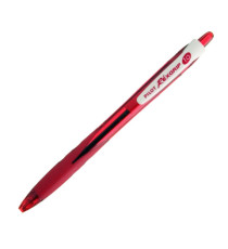 Penna a sfera a scatto Rexgrip Begreen - punta 1,0mm - rosso - Pilot