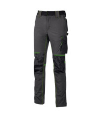 Pantalone da lavoro Atom - taglia XL - grigio/verde - U-Power