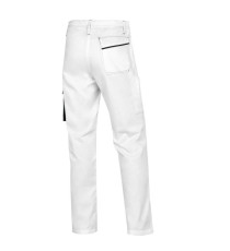 Pantalone da lavoro Panostyle M6PAN - taglia XL - PE/cotone - bianco/grigio - Deltaplus