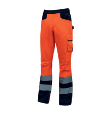 Pantalone invernale alta visibilità Beacon - arancio  fluo - taglia XXL - U-Power