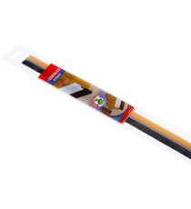 Paraspifferi per porte STAFF - con spazzola fissa - 100 cm - pvc rigido - trasparente - Geko Paraspifferi per porte STAFF - con spazzola fissa - 100 cm - pvc rigido - trasparente - Geko