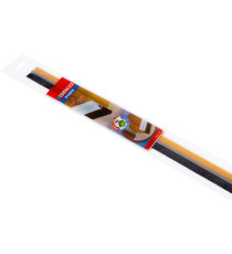 Paraspifferi per porte STAFF - con spazzola fissa - 100 cm - pvc rigido - trasparente - Geko Paraspifferi per porte STAFF - con spazzola fissa - 100 cm - pvc rigido - trasparente - Geko